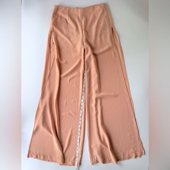 Noreen Phillips Couturiere Split Leg Beachy Wide Leg Pants w/ Lace Liner S - Picture 9 of 9